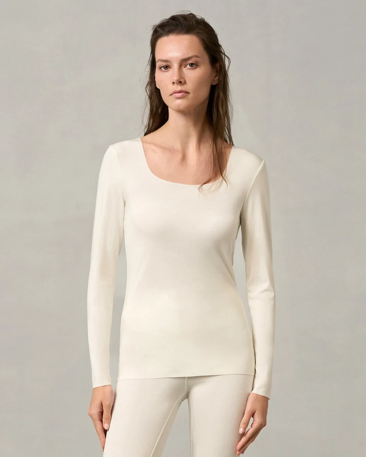Autumn and winter heat-storage high-stretch wire-free thermal underwear, styled view