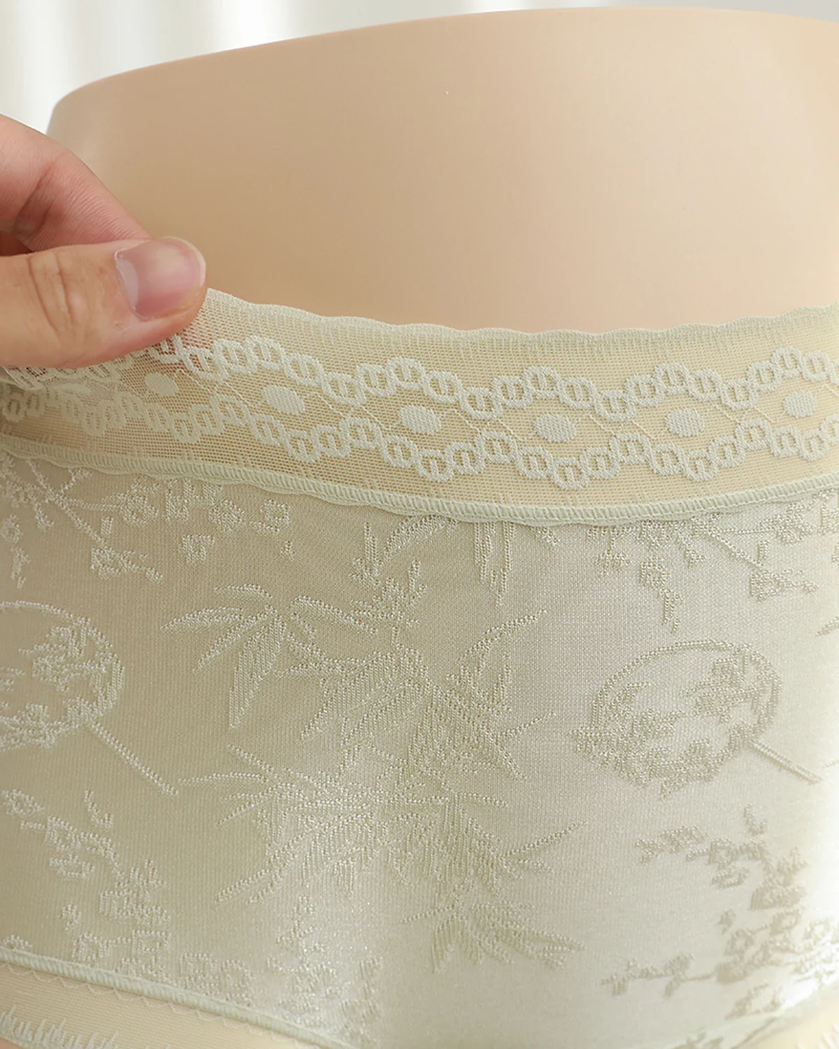 High-Stretch Modal Jacquard women's Panties 3-Pack, Full-Coverage, styled view